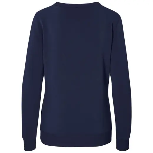 Ladies Quinn Crew Neck Sweater Navy Back